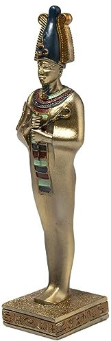 Figur des Ägyptischen Gottes Osiris – Ägyptische Dekoration, Gold