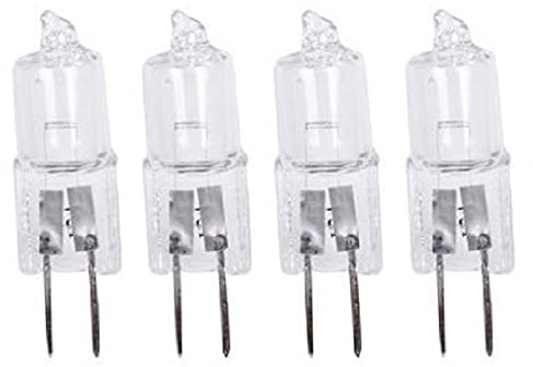 electrosmart Quantity: 4 G4 20w 12v Warm White Eco Halogen Capsule Bulbs/Lamps Energy Efficient only uses 14w of Power