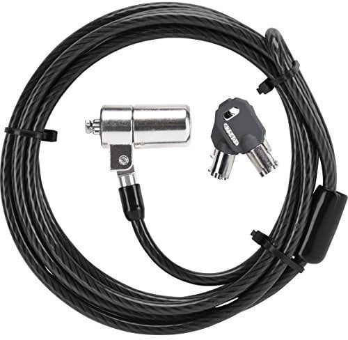 Targus DEFCON T-Lock Keyed Cable Lock for Laptop Computer and Desktop Security (ASP48USX)