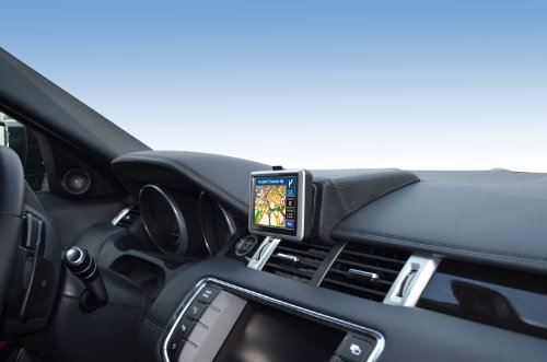 KUDA Handyhalterung passend für Range Rover Evoque ab 09/2011 - Telefonkonsole für Smartphones, Handy, Navi und mehr - Kunstlederkonsole, Schwarz, 290625