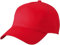 Myrtle Beach 5 Panel Cap mit ungebürsteter Oberfläche MB6117, Farbe:Red;Größe:One Size