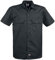 Dickies Men's big Button Down Shirt, Black, XL Tall UK