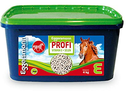 Eggersmann Profi Muskel Fit (Vitamin E + Selen) – Ergänzungsfuttermittel für Pferde – Zur Unterstützung der Muskulatur – 4 kg Eimer
