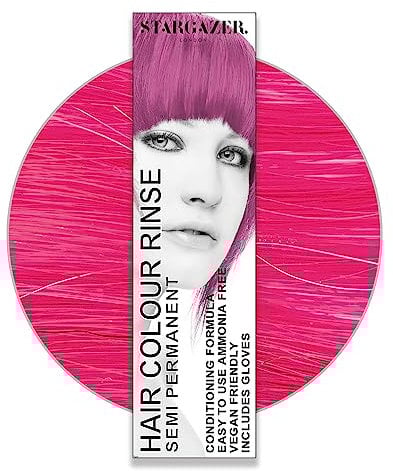 Stargazer Products UV-Pink Semi-Permanentes Haarfärbemittel, 1er Pack (1 x 70 ml)