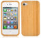 Cadorabo Hülle kompatibel mit Apple iPhone 4 / 4S - Hülle aus Bambus - Handyhülle aus 100% Echtholz