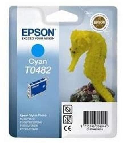 Epson T0482 Tintenpatrone Seepferd, Singlepack Cyan