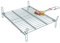 Algon | Parrilla Barbacoa 40x45 Acero Inoxidable Zincado Gris Metalizado con Cierre de Seguridad - Parrilla Ideal para Asar Carnes y Verduras Resistente y Duradera para Exterior
