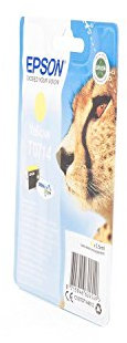 Original Tinte passend für Epson Stylus SX 510 W Epson BT0714, T0714, T07144011 210289, C13T07144010, C13T07144011, T071440 - Premium Drucker-Patrone - Gelb - 5,5 ml