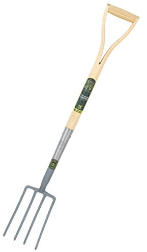 Spear & Jackson 1684SYDKEW Kew Gardens Kollektion Spatengabel für Rabatte, aus Karbonstahl, massiv geschmiedet, Blau