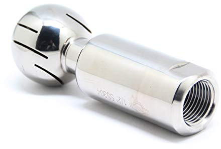 New 1,3 cm Edelstahl Rotary Spray Kugel weiblich CIP Tank Reinigung Ball
