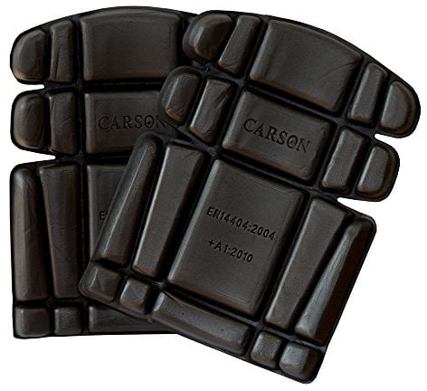 Carson Contrast Kniekissen für Arbeitshosen passend zur Collektion, 1 Paar, One-Size, schwarz, KSAB