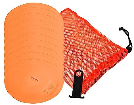 Precision Blue Round Marker Discs (Set of 10)