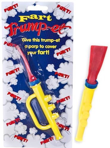 Boxer Gifts OT2050 Novelty Fart Trumpet | Funny Childrens Stocking Filler Gift for Birthday Christmas, Yellow, Baby