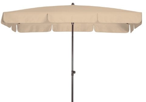 Doppler Absolut wasserdichter Gartenschirm Waterproof 185x120 UV-Schutz 80, Farbe natur