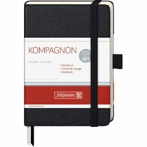 Brunnen 5 x Notizbuch Komagnon A6 blanko 96 Blatt
