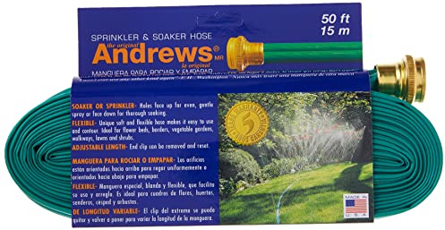 Andrews 50-Foot 2 Tube Sprinkler Hose 10-12348