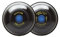 Taylor Deluxe Pair Black Standard Density Crown Green Bowls