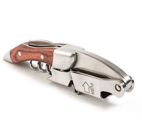 werpower Prestige Rosewood by Coutale Sommelier - The French Patented Spring-Loaded Double Lever Waiters Corkscrew