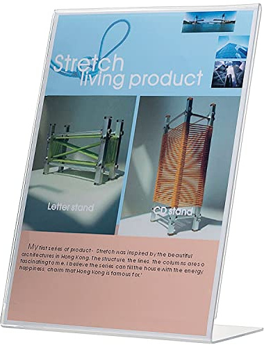 Q-Connect Slanted Sign Holder L-Shape A5
