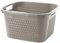 Sundis Country Wäschekorb in Rattan - Optik, Kunststoff (PP), cappuccino, 22 Liter (43,5 x 33,5 x 22,2 cm)