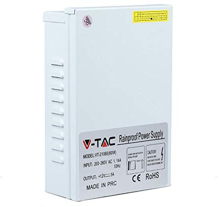 60W Netzteil 12V 5A Rainproof Ip45 für LED-Streifen