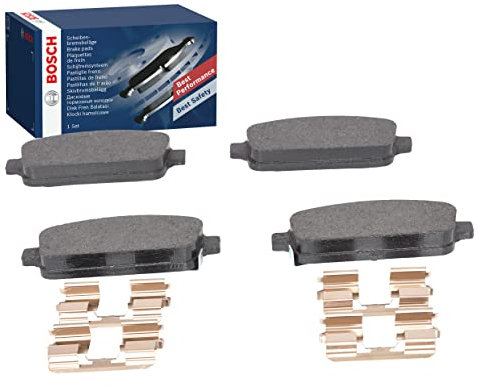 Bosch Automotive BP1357 Bremsbeläge - Hinterachse - ECE-R90 Zertifizierung - vier Bremsbeläge pro Set, black, 0 986 494 634