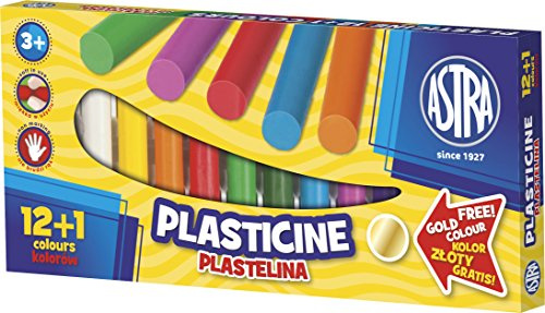 Plastelina Astra 13 kolorów - 12+1 kolor gratis