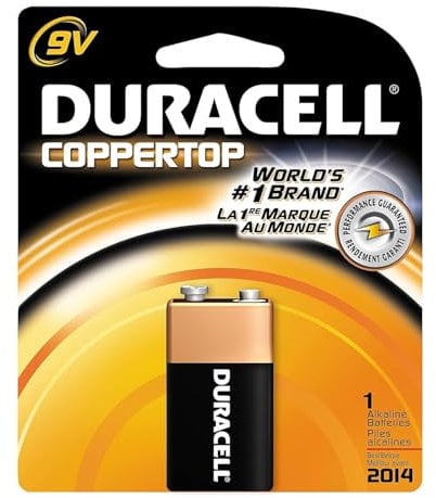 Duracell Pilas Alcalinas, Batería de 9 V, 1 unidad