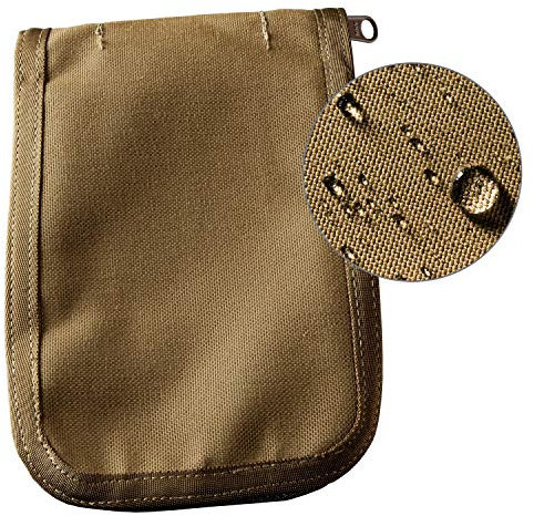 Rite In The Rain Notizbuchhülle, Braun, robustes Cordura-Gewebe, robuster Reißverschluss, 4 Stifttaschen, passend für 10,2 x 15,2 cm Notebook R 146, 946, 946T und 746