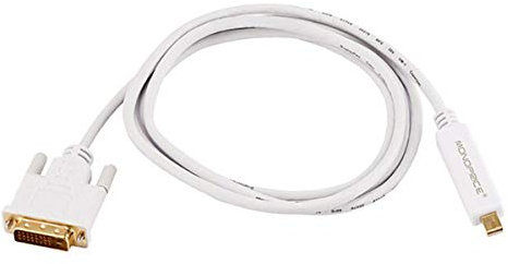 Monoprice 6 ft 32AWG Mini DisplayPort to DVI Cable - White