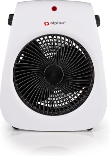 Alpina Radiateur soufflant électrique - Maximum 2000 W - Chauffage et refroidissement - Jusqu'à 20 m²