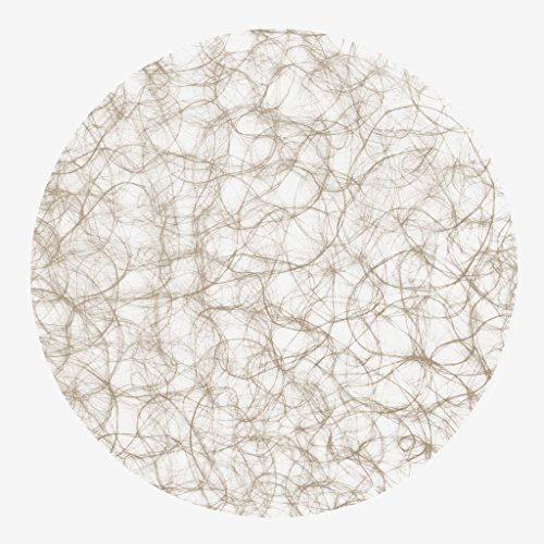 Sizoweb Formen - Platzsets - Tischsets - Dekounterlagen - 12 Stück - 64 (Sizoweb Kreis, Walnuss)