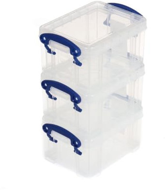 Really Useful Box 0.3 Litres Pack of 3 Assorted