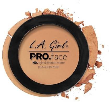 L.A. Girl PRO.Face Matte Pressed Powder, Warm Honey GPP607