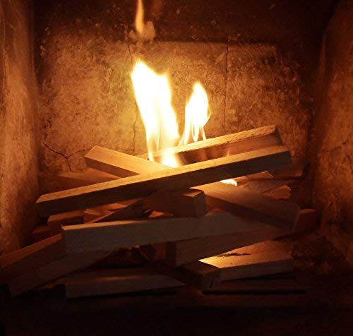 28 kg Anzündholz 100% Anmachholz Brennholz Feuerholz für Kamin und Ofen verpackt