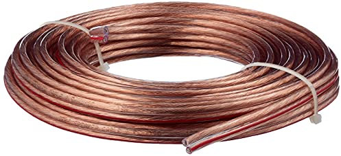 Cavo per altoparlante, trasparente, 2 x 2,5 mm², anello da 10 m