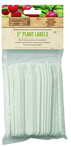 Gardener's Mate 10060 Plant Labels, Multi-Colour, 5-Inch