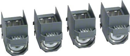 Bornes conex. int. x250, 4P, alum/cobre
