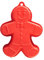 Mason Cash Rayware Kuchenform in Form eines Schneemanns, Lebkuchen, Orange