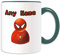Tazza con scritta Spiderman unica, personalizzabile