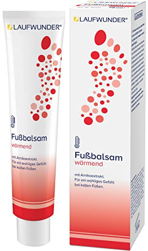 Laufwunder Fußbalsam wärmend 75ml wärmende Deocreme für kalte Füße, 75 ml