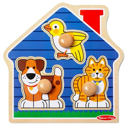Melissa and Doug 2055 - Haustiere Steckpuzzle Jumbo