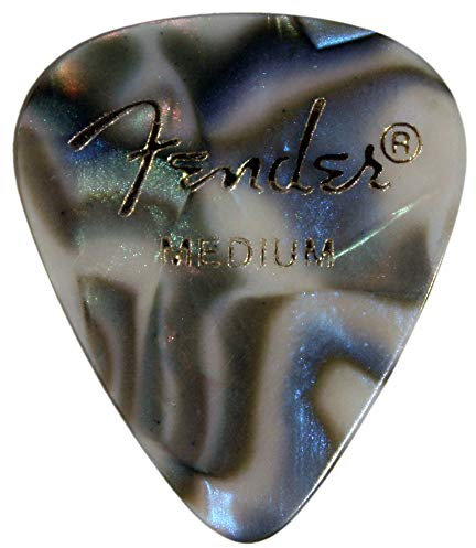 Gitarren-Plektrum von Fender Classic aus Zellulose, Abalone, 12 Medium