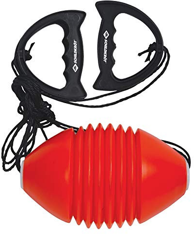Schildkröt® Boing Ball Set, trainiert Geschicklichkeit, Reaktion und Fitness, für 2 Spieler, in praktischer Netztasche, 970132, Schwarz/Rot