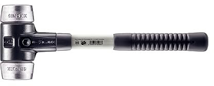 Simplex Schonhammer, Weichmetall; mit verstärktem Tempergussgehäuse und Fiberglasstiel | D=60 mm | 3709.060