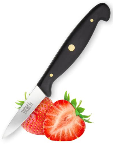 Taylors Eye Witness Professional Series British Made Small Paring Knife - 6.5cm Cutting Edge with an Ultra Fine, Pointed Blade, Precision Ground from High Carbon Stainless Steel. UK Craftsmanship.