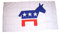 Fahne/Flagge USA - Demokraten NEU 90 x 150 cm Flaggen