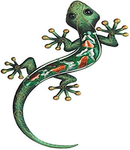 stealstreet grün gepunktetem Lizard orange Kupfer Wandschmuck
