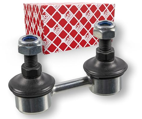 febi bilstein 15414 Verbindungsstange mit Sicherungsmuttern, 1 Stück | Kompatibel mit: MITSUBISHI 3000 GT Coupe, COLT II, COLT III, ECLIPSE I, ECLIPSE II, GALANT VI, GALANT VI Stufenheck