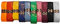 Karakal, Griffband / Griff-Tape, selbstklebend, für Badminton / Squash / Tennis / Hockey / Curling, Polyurethan, ausgezeichnete Griffigkeit, B008I3RFUE, Zufällige Farbe, 6x